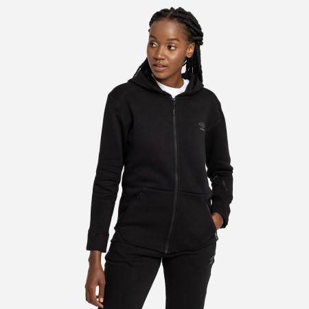 Dámské Bundy Umbro Pro Fleece Elite S Kapucí Jacket Černé | CZ-10868