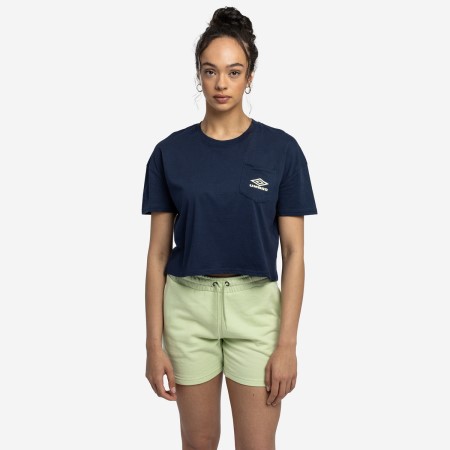 Dámské Crop Tops Umbro Diamond Crop Tee Indigo | CZ-28567