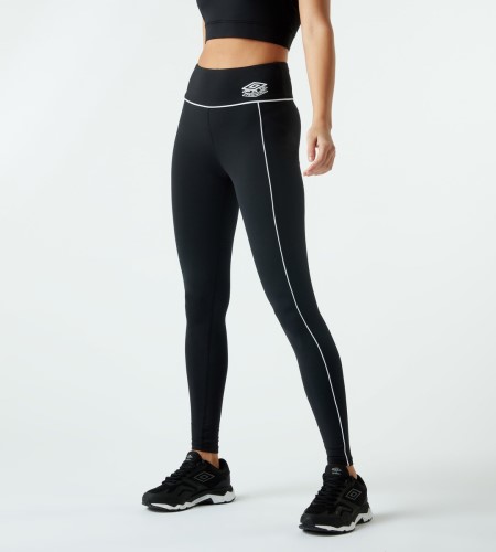 Dámské Kalhoty Umbro Classic Statement PTF Gym Leggings Černé | CZ-60074