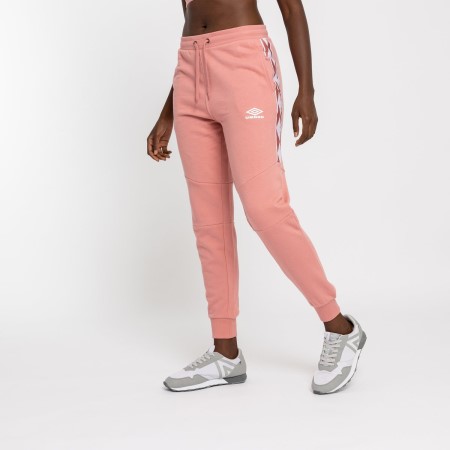 Dámské Kalhoty Umbro Diamond Taped Jog Pant Růžové Bílé | CZ-18865