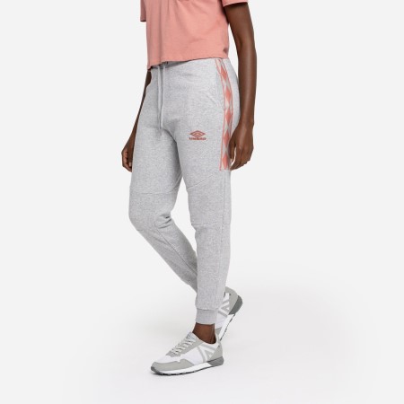 Dámské Kalhoty Umbro Diamond Taped Jog Pant Šedé Růžové | CZ-93955