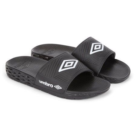 Dámské Pantofle Umbro Equipe Recovery Slides Černé Bílé | CZ-72545