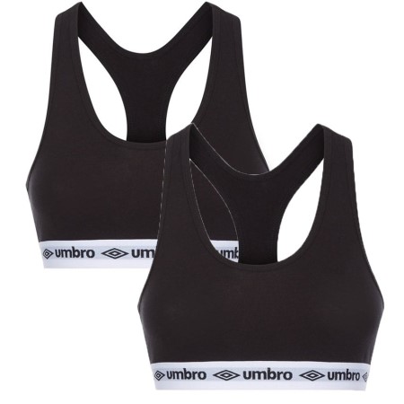 Dámské Spodní Prádlo Umbro Core Bra 2-pack Černé Černé | CZ-63136