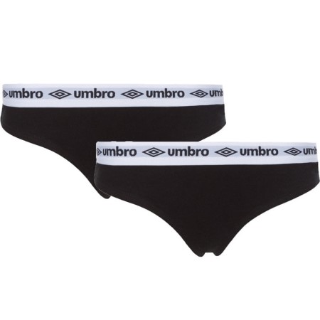 Dámské Spodní Prádlo Umbro Core Thongs 2-pack Černé Černé | CZ-58346