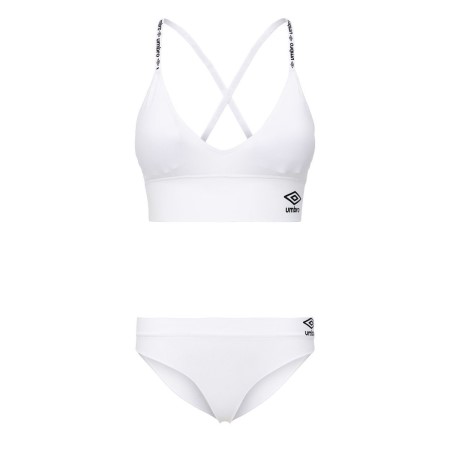 Dámské Spodní Prádlo Umbro Lucy Seamless Bra And Tanga Set Bílé | CZ-81610
