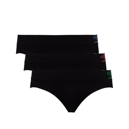 Dámské Spodní Prádlo Umbro Tobin Seamless Brief (3 Pack) Černé | CZ-46840