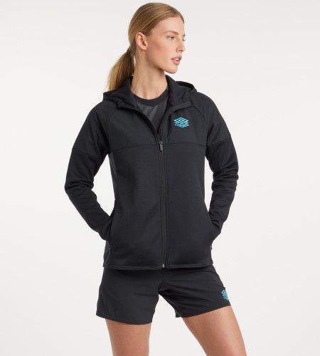 Dámské Svetry Umbro PTF Full Zip Hoodie Černé | CZ-41506