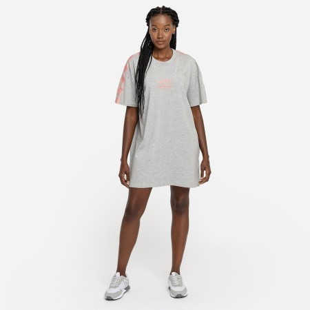 Dámské Tričko Umbro Diamond Taped Oversized Tee Šaty Šedé Růžové | CZ-14885
