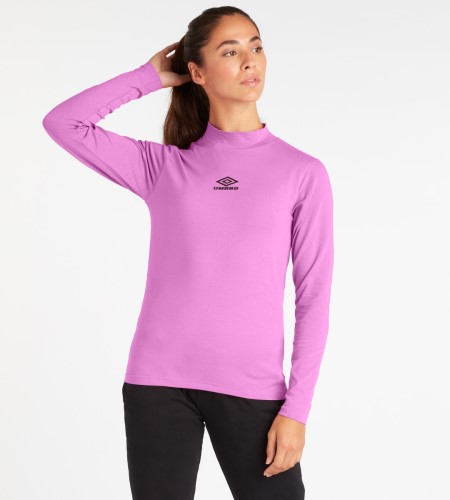 Dámské Tričko Umbro Engima Long Sleeve Tee Růžové Černé | CZ-86687