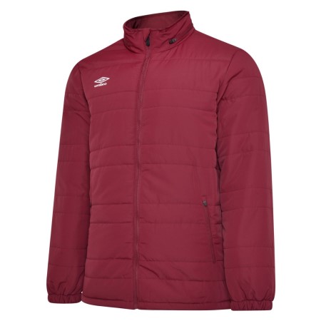 Dětské Bundy Umbro Club Essential Bench Jacket Junior Červené | CZ-70186