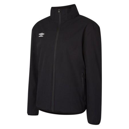 Dětské Bundy Umbro Club Essential Bonded Jacket Junior Černé Bílé | CZ-55317