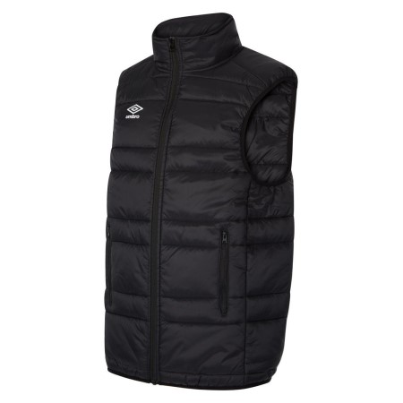 Dětské Bundy Umbro Club Essential Gilet Junior Černé Bílé | CZ-17264