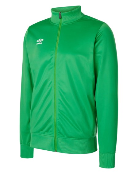 Dětské Bundy Umbro Club Essential Poly Jacket Junior Zelene | CZ-49402