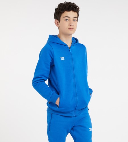 Dětské Mikiny S Kapucí Umbro Club Leisure ZT Hoodie Junior Královská Modrá Bílé | CZ-73821