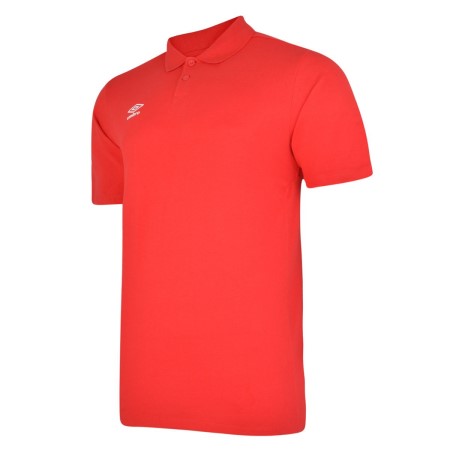 Dětské Polos Umbro Essential Polo Junior Červené Bílé | CZ-22499