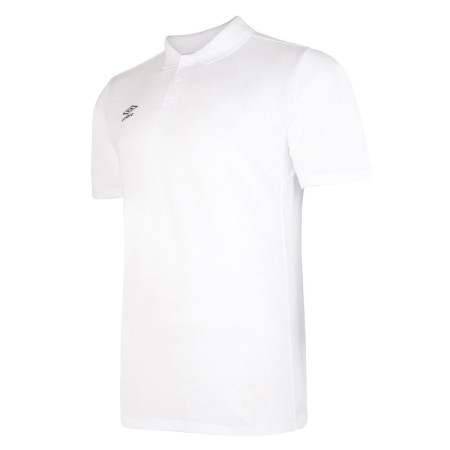 Dětské Polos Umbro Essential Polo Junior Bílé Černé | CZ-83692
