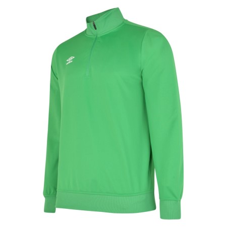 Dětské Svetry Umbro Club Essential Half Zip Sweat Junior Zelene | CZ-14461