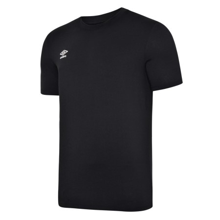 Dětské Tričko Umbro Club Leisure Crew Tee Černé Bílé | CZ-02406