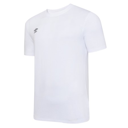 Dětské Tričko Umbro Club Leisure Crew Tee Bílé Černé | CZ-85609