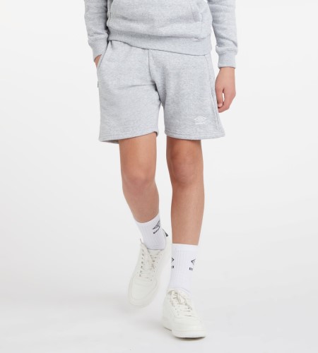 Dětské Šortky Umbro Club Leisure Jog Krátké Junior Šedé Bílé | CZ-16312