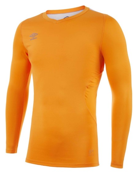 Pánské Baselayers Umbro Elite V Neck Baselayer LS Oranžové | CZ-24666