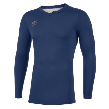Pánské Baselayers Umbro Elite V Neck Baselayer LS Tmavě Blankyt | CZ-38868