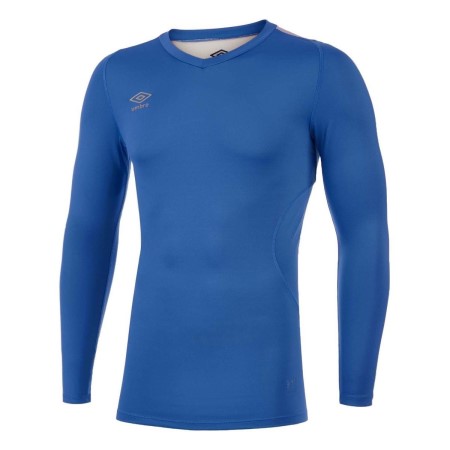 Pánské Baselayers Umbro Elite V Neck Baselayer LS Královská Modrá | CZ-40648