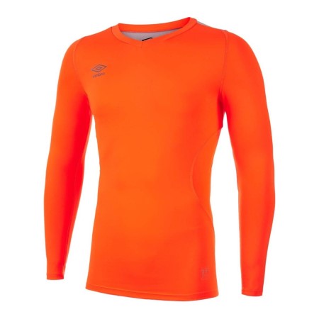 Pánské Baselayers Umbro Elite V Neck Baselayer LS Oranžové | CZ-62721