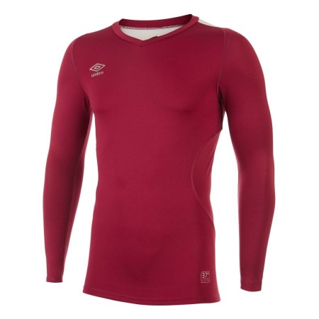 Pánské Baselayers Umbro Elite V Neck Baselayer LS Červené | CZ-67239