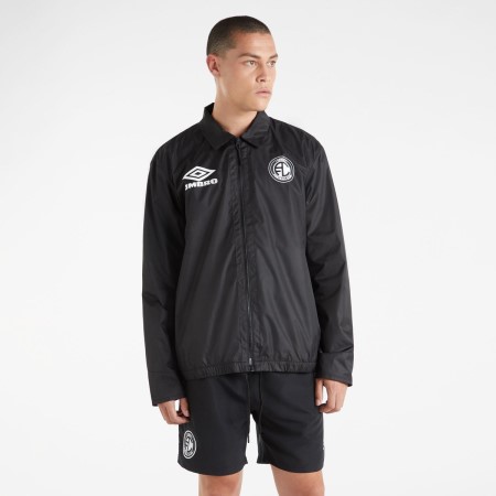 Pánské Bundy Umbro Addict F.C Coach Jacket Černé | CZ-98402