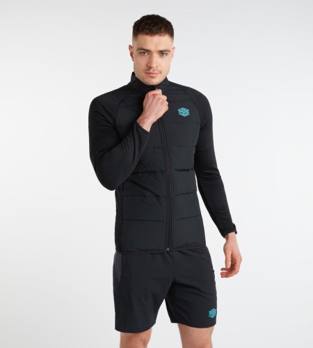 Pánské Bundy Umbro PTF Thermal Jacket Černé | CZ-39741