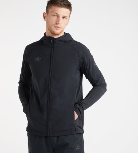 Pánské Bundy Umbro Pro Tréninková Elite Tréninková Hybridní Jacket Černé | CZ-44172