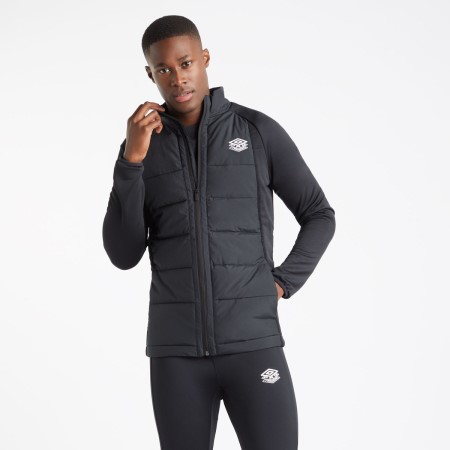 Pánské Bundy Umbro Pro Tréninková Thermal Jacket Černé | CZ-56835