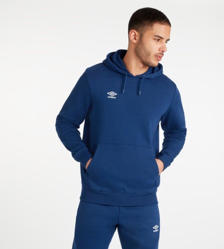 Pánské Mikiny S Kapucí Umbro Club Leisure Hoody Tmavě Blankyt Bílé | CZ-32323