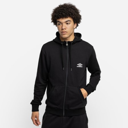 Pánské Mikiny S Kapucí Umbro Diamond ZT Hood Černé | CZ-12307