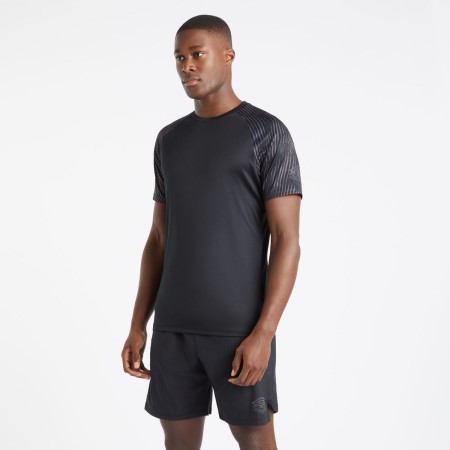 Pánské Dresy Umbro Pro Tréninková Grafická Sleeve Jersey Černé | CZ-51243