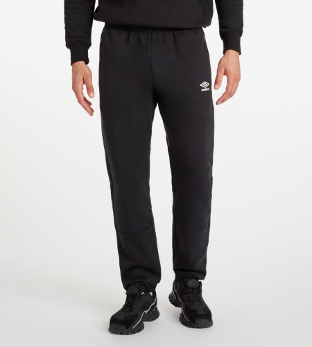 Pánské Kalhoty Umbro Club Leisure Jogpant Černé Bílé | CZ-32980