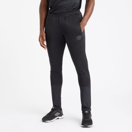 Pánské Kalhoty Umbro Pro Tréninková Poly Pant Černé | CZ-38967