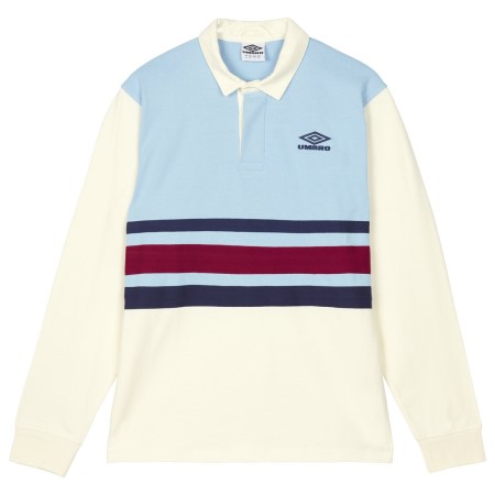 Pánské Topy S Dlouhým Rukávem Umbro Rugby Jersey Blankyt Tmavě Červené Krém | CZ-43547