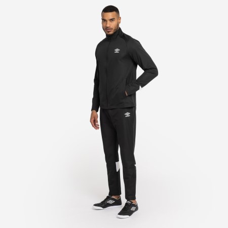 Pánské Obleky Umbro Total Tréninková Pletené Suit Černé Bílé | CZ-45193