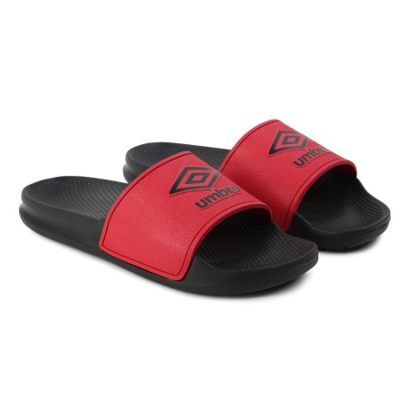 Pánské Pantofle Umbro Squadra Pohodlí Slides Červené Černé | CZ-59104