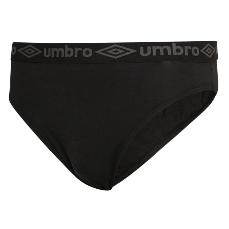 Pánské Spodní Prádlo Umbro Plain Briefs 3 Pack Černé | CZ-56801