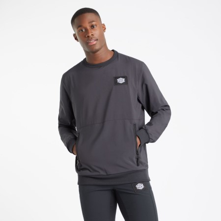 Pánské Svetry Umbro Pro Tréninková Sweatshirt Drill Černé | CZ-87180