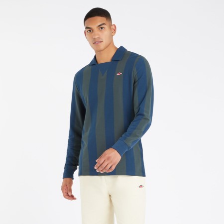 Pánské Topy Umbro Long Sleeve Stripe Jersey Světle Šedé Blankyt | CZ-78425