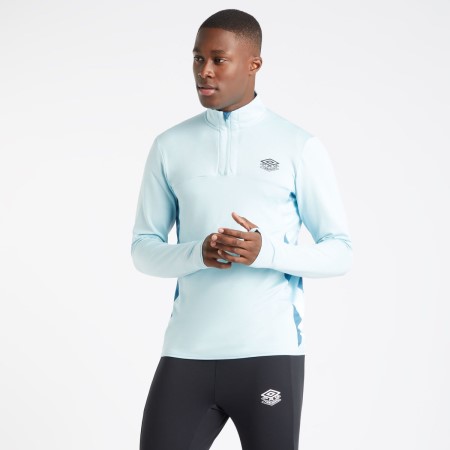 Pánské Topy Umbro Pro Tréninková Quarter Zip Top Blankyt Bílé | CZ-78309