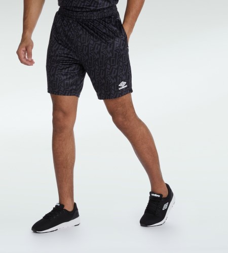 Pánské Šortky Umbro Graffiti Shorts Černé Bílé | CZ-21654