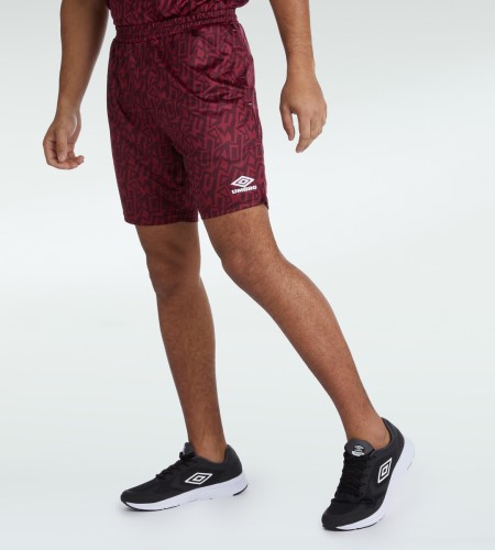 Pánské Šortky Umbro Graffiti Shorts Červené Bílé | CZ-27166
