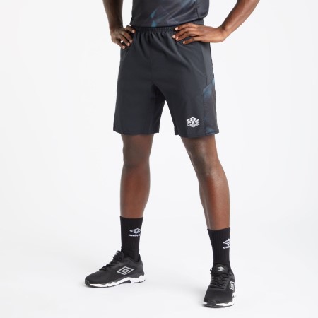 Pánské Šortky Umbro Pro Tréninková Gym Krátké Černé | CZ-34439