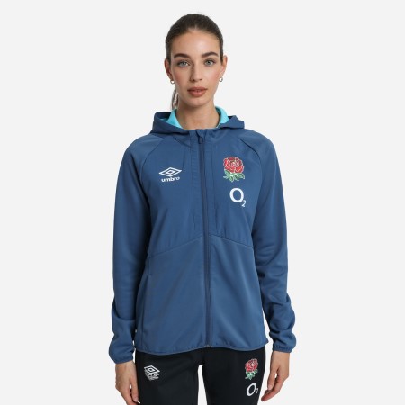 Fotbalové Bundy Umbro England Rugby 22/23 Full Zip Jacket Blankyt | CZ-70670