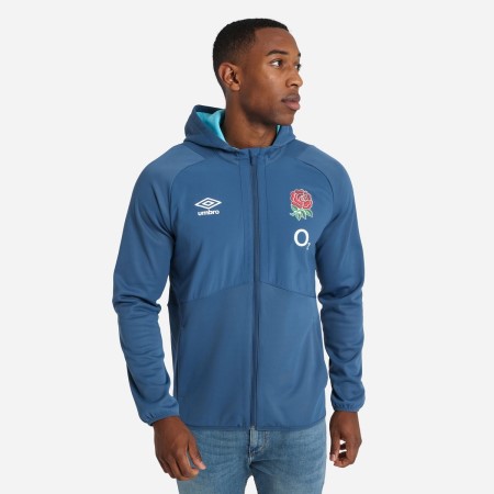 Fotbalové Bundy Umbro England Rugby 22/23 Full Zip Jacket Blankyt | CZ-87414